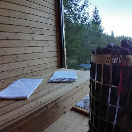 Skandinavske Domceky-lesna Sauna A Alpehytte *